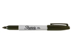 Sharpie® Permanent Markers, Fine Point, Black Ink, Pack Of 24