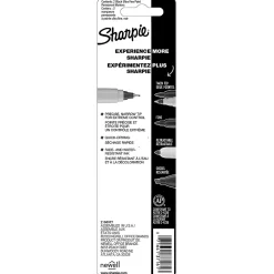 Sharpie® Permanent Ultra-Fine Point Markers, Black, Pack of 2 Markers
