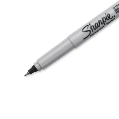 Sharpie® Permanent Ultra-Fine Point Markers, Black, Pack of 2 Markers