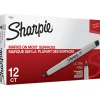Sharpie® Permanent Ultra-Fine Point Markers, Black, Pack Of 12 Markers