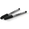 Sharpie® Permanent Ultra-Fine Point Markers, Black, Pack Of 5 Markers
