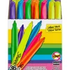 Sharpie Pocket Highlighters, Narrow Point, Multicolor, Pack Of 36 Highlighters