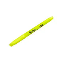 Sharpie® Pocket Style Highlighters, Chisel Tip, Yellow, 6 Count