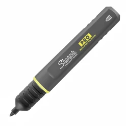 Sharpie® PRO Permanent Markers, Fine Point, Black/Gray Barrel, Assorted Ink Colors, Pack Of 4