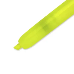 Sharpie® Retractable Highlighters, Narrow Chisel Tip, Yellow, 5 Count