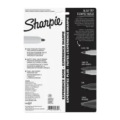 Sharpie® Retractable Permanent Markers, Fine Point, Assorted Colors, Pack Of 8 Markers