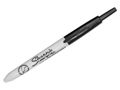 Sharpie® Retractable Permanent Markers, Ultra-Fine Point, Black, Pack Of 3 Markers
