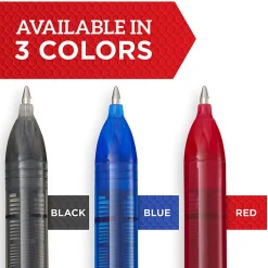 Sharpie® Roller Pens, Arrow Point, 0.7 mm, Black Barrel, Black Ink, Pack Of 12 Pens