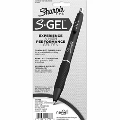 Sharpie S-Gel Fashion Barrel Gel Pens, Medium Point, 0.7 mm, White Barrels, Assorted Ink, Pack Of 4 Pens