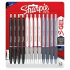 Sharpie® S-Gel Fashion Barrel Gel Pens, Medium Point, 0.7 mm, Assorted Barrel, Assorted Ink, Pack Of 12 Pens