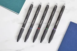 Sharpie® S-Gel Fashion Barrel Gel Pens, Medium Point, 0.7 mm, Assorted Barrel, Assorted Ink, Pack Of 12 Pens
