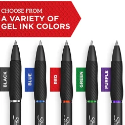 Sharpie® S-Gel, Gel Pens, Medium Point (0.7mm), Black Ink Gel Pen, With Canister, 36 Count