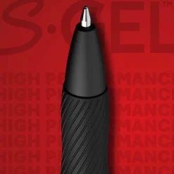 Sharpie® S Gel Pens, Fine Point, 0.5 mm, Black/Blue Barrel, Blue Ink, Pack Of 12 Pens