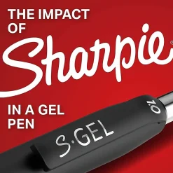 Sharpie S-Gel Pens, Gel Pens, Medium Point (0.7mm), Blue Ink Gel Pen, 36 Count Canister