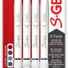 Sharpie S-Gel Retractable Gel Pens, Medium Point, 0.7mm  White Barrels, Assorted Jewel Inks, Pack Of 4 Pens
