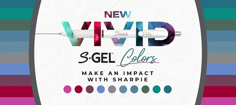 Sharpie S-Gel Retractable Gel Pens, Medium Point, 0.7mm White Barrels, Assorted Jewel Inks, Pack Of 4 Pens