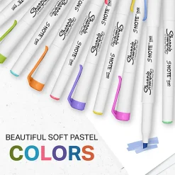 Sharpie® S-Note Duo Dual-Tipped Creative Markers, Bullet/Chisel Point, Assorted Colors, Pack Of 8 Markers