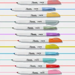 Sharpie® S-Note Highlighters, Chisel Tip, Assorted Colors, Pack Of 24 Highlighters