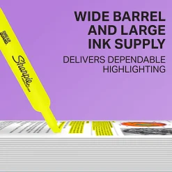 Sharpie® Tank Style Highlighters, Chisel Tip, Assorted, Box of 12