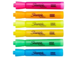 Sharpie® Tank Style Highlighters, Chisel Tip, Assorted, Box of 12