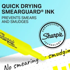 Sharpie® Tank Style Highlighters, Chisel Tip, Assorted, Box of 12