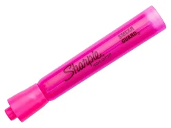 Sharpie Tank Style Highlighters, Chisel Tip, Fluorescent Pink, Box of 12