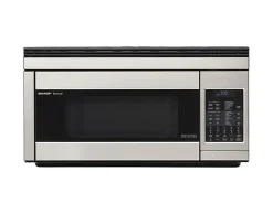 Sharp® R1874T 1.1 Cu Ft Over-The-Range Microwave, Stainless Steel