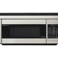 Sharp® R1874T 1.1 Cu Ft Over-The-Range Microwave, Stainless Steel