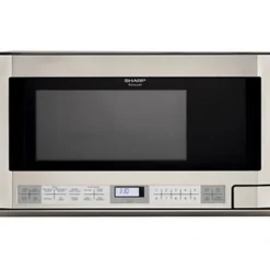 Sharp® R1214T 1.5 Cu Ft Over-The-Range Microwave, Stainless Steel