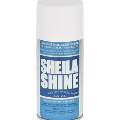 Sheila Shine Stainless Steel Polish - Aerosol - 10 fl oz (0.3 quart) - 1 Each - White