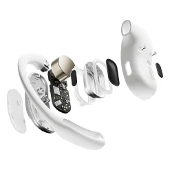 Shokz® OpenFit Air™ True Wireless Bluetooth® Open-Ear Earbuds With Charging Case, White
