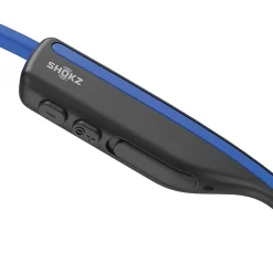 Shokz OpenMove Behind The Ear Headphones With Mic And Bluetooth, Blue