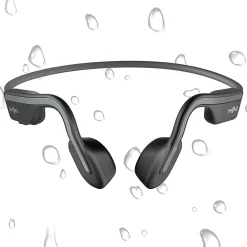 Shokz OpenMove Bone Conduction Open Ear Headphones, Gray