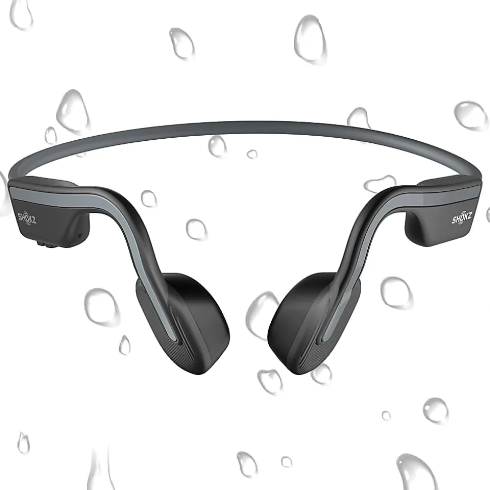 Shokz OpenMove Bone Conduction Open Ear Headphones, Gray