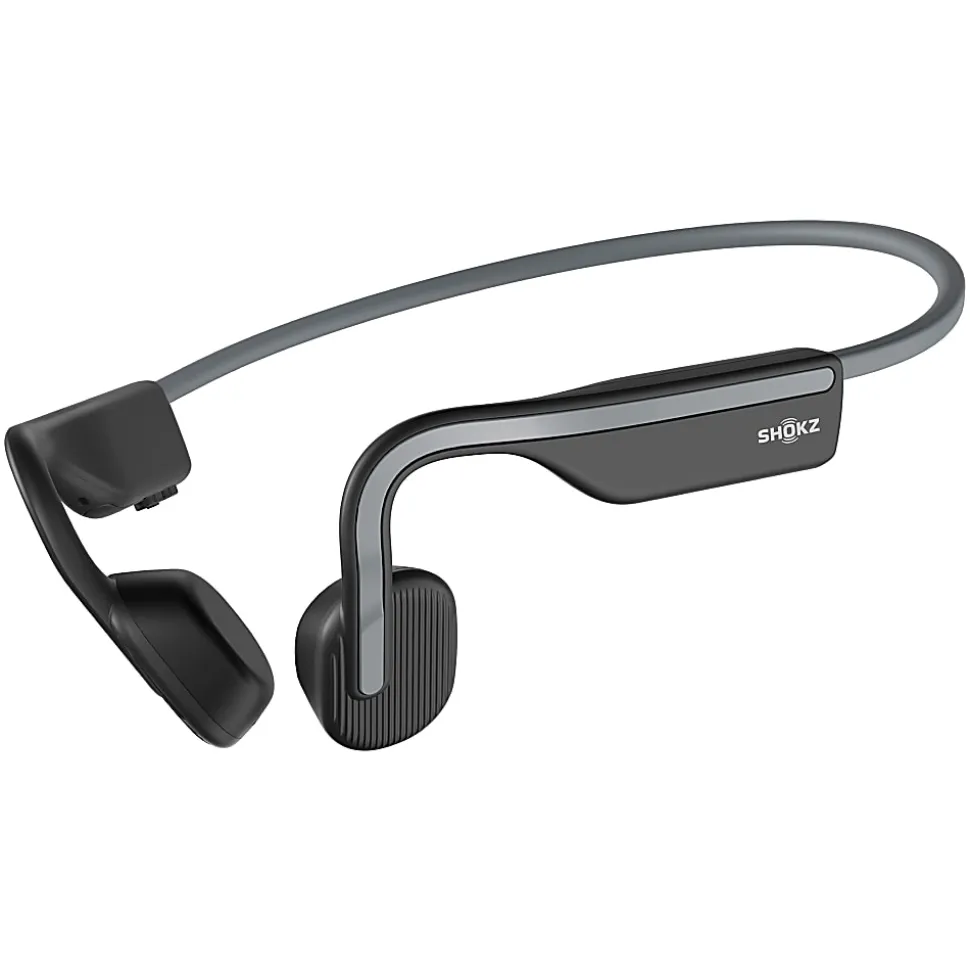 Shokz OpenMove Bone Conduction Open Ear Headphones, Gray