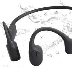 Shokz® OpenRun Mini Bone-Conduction Open-Ear Sport Headphones With Microphones, Black
