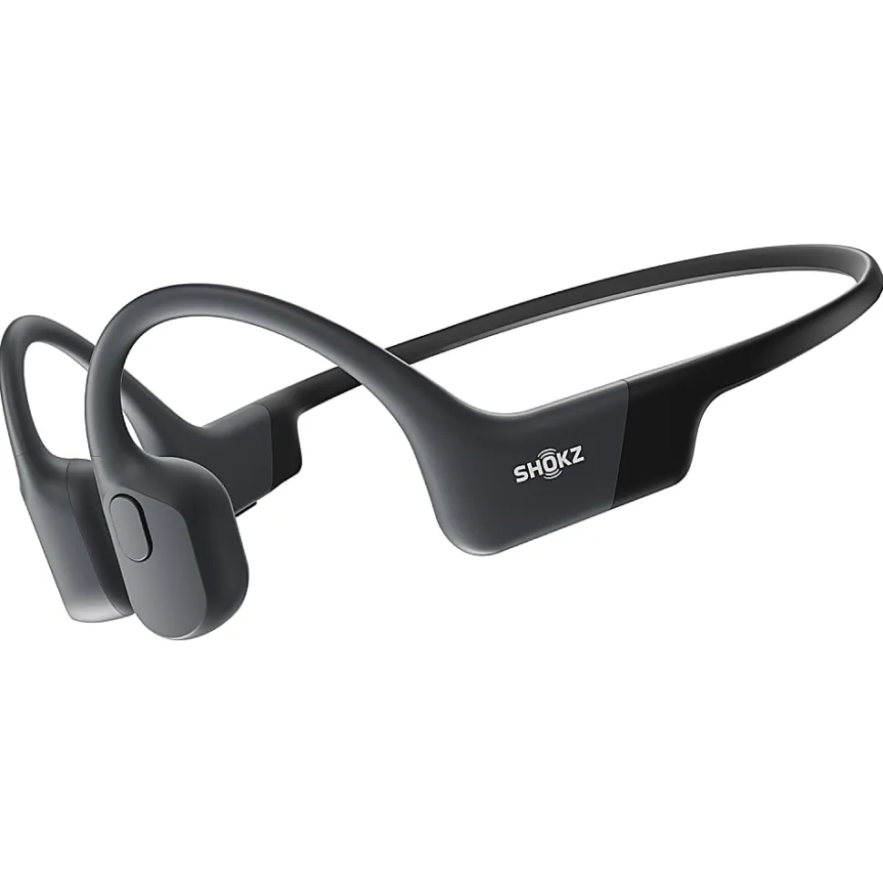 Shokz® OpenRun Mini Bone-Conduction Open-Ear Sport Headphones With Microphones, Black