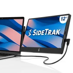SideTrak® Swivel 12.5” Full HD Anti-Glare LCD Monitor, Portable, Kickstand, Patented 360° Swivel, Magnetic Mount