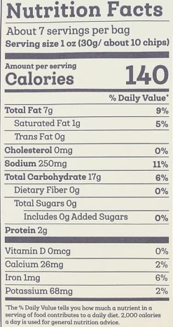 Siete Tortilla Chips, Maiz Sea Salt Totopos, 7.5 Oz, Total Qty 6