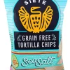 Siete Tortilla Chips, Sea Salt, 5 Oz, Total Qty 12