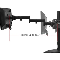 SIIG Articulated Freestanding Triple Monitor Desk Stand - 13