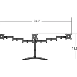SIIG Articulated Freestanding Triple Monitor Desk Stand - 13