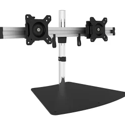 SIIG Easy-Adjust Dual Monitor Desk Stand - 13" to 27" - Up to 27" Screen Support - 35.20 lb Load Capacity - CEMT2011S1