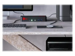 SIIG® 2 Port 4K 60Hz DisplayPort 1.2 KVM Switch With USB 3.0 Hub/Audio/Hotkey/Manual Switching