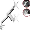 SIIG Single Monitor Gas Spring Aluminum Desk Monitor Arm with USB and Audio Ports - 17" to 49" - CE-MT3H11-S1