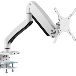 SIIG Single Monitor Gas Spring Aluminum Desk Monitor Arm with USB and Audio Ports - 17