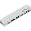 SIIG Thunderbolt 3 USB-C Hub HDMI with Card Reader & PD Adapter - Silver