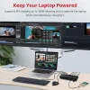 SIIG USB-C Triple 4K Video Docking Station with 100W Power Delivery - Universal USB-C Multi Port Docking Station TAA Compliant