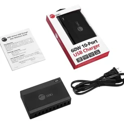 SIIG® 60W 10-Port USB Charger