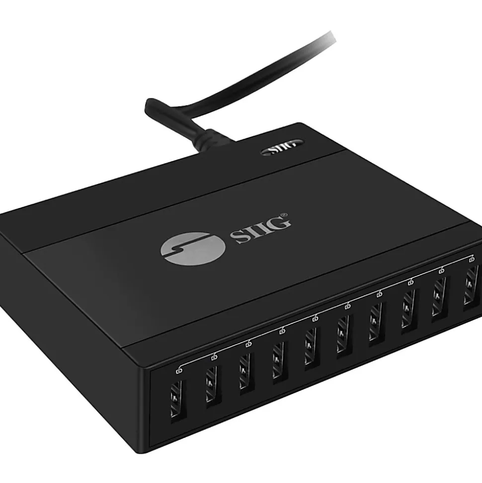 SIIG® 60W 10-Port USB Charger